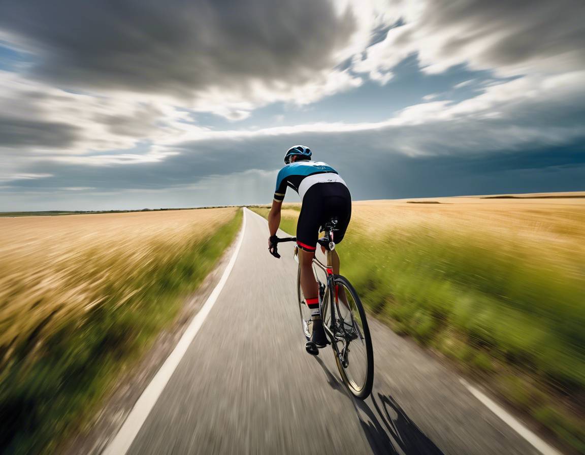 Techniki jazdy na rowerze przy silnym wietrze bocznym