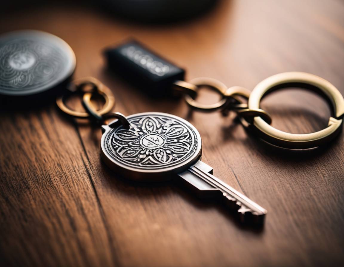 Breloczek do kluczy z grawerem jako prezent dla pary